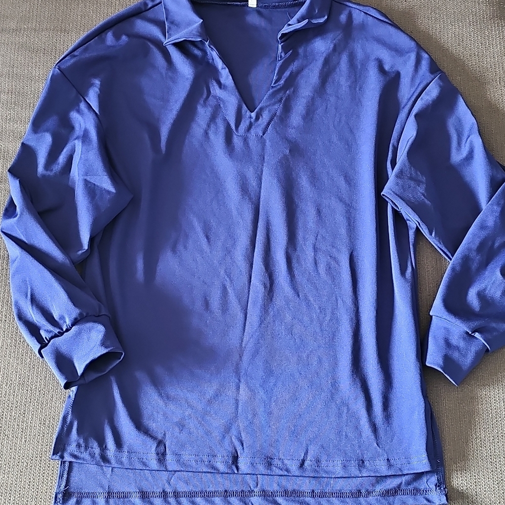 Blue Long Sleeve Shirt
